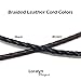 Loralyn Designs 3mm Men's Brown Braided Leather Necklace Cord with Stainless Steel Lobster Clasp (24 Inches)