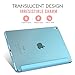 MoKo Case for iPad Pro 9.7 - Slim Lightweight Smart-shell Stand Cover with Translucent Frosted Back Protector for Apple iPad Pro 9.7 Inch 2016 Release Tablet, Light BLUE (with Auto Wake / Sleep)