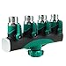 The Seventh 4 Way Hose Splitter Watering Hose Connector With Shut Off Valve