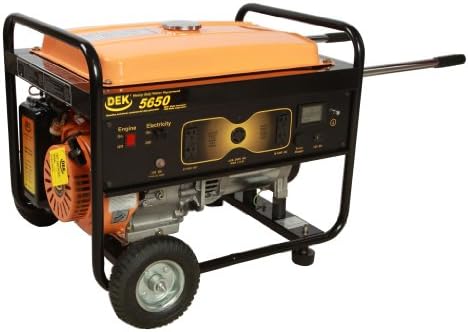 DEK 5650 Watt, 7345 Surge Watt Commercial Grade Generator