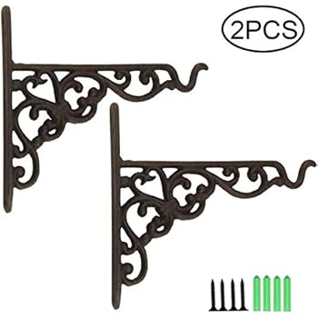 Gardening Plant Container Accessories Cast Iron Plant Hook Hanger
