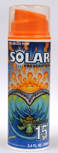 Solar Prescription Sunscreen Lotion SPF 15, 3.4 Oz (Pack of 6)