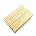 COOLOOdirect 10 Pieces Natural Pine Wood Rectangle Board Panel for Arts Craft - 10cm x 4cm x 0.6cm (3.93x1.57x0.24inch)