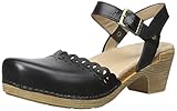 Dansko Women's Marta Heeled Sandal, Black Full Grain, 40 EU/9.5-10 M US