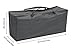 Patio Watcher Cushion Storage Bag Waterproof Heavy Duty Zippered and Water Resistant Furniture Storage Bag with Handles, 45.5