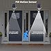Solar Lights Outdoor Motion Sensor, 800Lumens 8 LED Spotlight with PIR Motion Detection, Wireless Outside Waterproof Security Solar Light for Driveway Garden Patio Porch Auto On/Off Dim to Bright Mode
