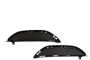 Fog Light Cover Pair Set of 2 Front Driver & Passenger Side Left Right (Textured Black) for Hyundai for Tucson 2019-2021 HY10