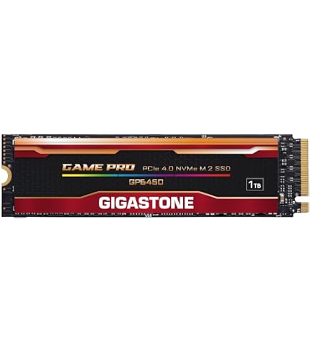 Amazon.com: Gigastone M.2 SSD 1TB PCIe 4.0 NVMe SSD PS5, Turbo