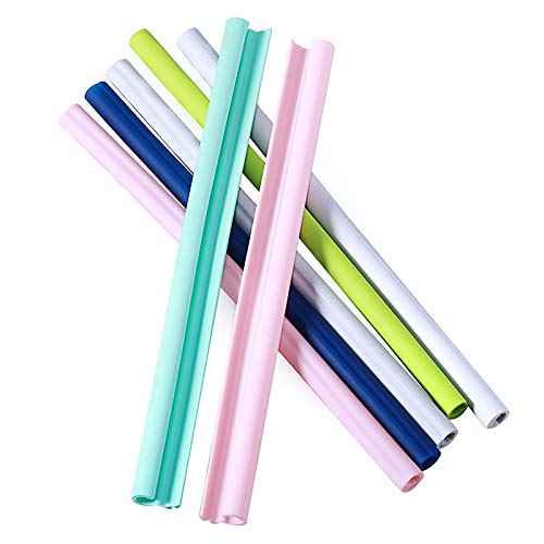 Reusable Silicone Straws,Openable Silicone Straw,Easy to clean Reusable
