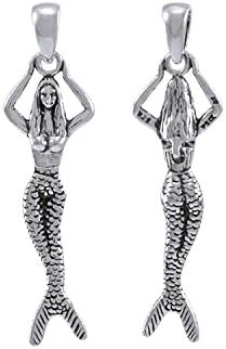 Movable Mermaid Sterling Silver pendants