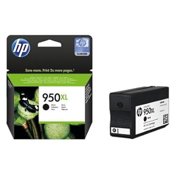 HP Original CN045AE / 950XL, für OfficeJet Pro 8616 e-All-in-One Premium Drucker-Patrone, Schwarz, 2300 Seiten, 53 ml