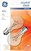 GE Lighting 74037 40-Watt 320-Lumen Decorative A15 Incandescent Light Bulb, Crystal Clear, 2-Pack