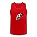 Rammstein Band T-shirt Men's Till Lindemann Rammstein Tank Top Size XL Red