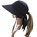 Siggi Summer Bill Neck Flap Hat UPF 50+ Cotton Sun Cap with Large Brim Shade for Women Navy