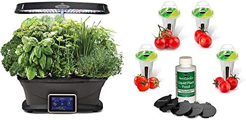Miracle-Gro AeroGarden Bounty with Gourmet Herb Seed Pod Kit, Black