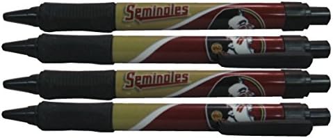 NCAA Florida State Seminoles 4 pack Soft-Grip Ball Point Pen