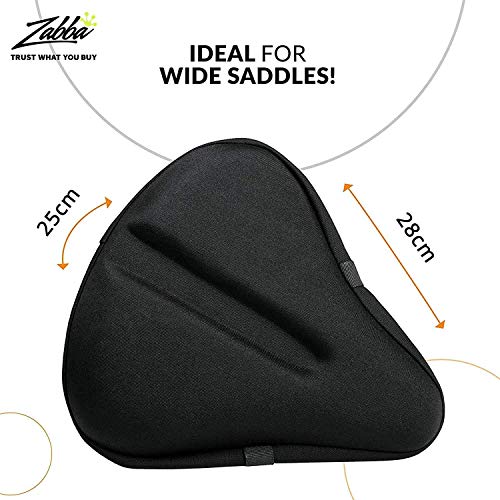 Bikeroo Bike Seat Cushion Padded Gel Bike Seat Cover, Compatible with
