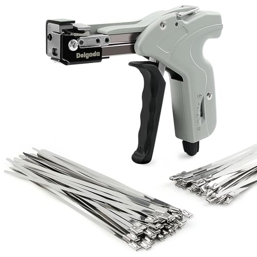Delgada Stainless Steel Cable Tie Gun Kit