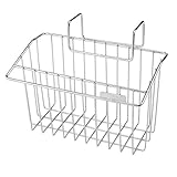 Kitchen Sink Caddy, YIFAN Stainless Steel Scrubber Sponge Soap Sink Organizer Holder - Silver