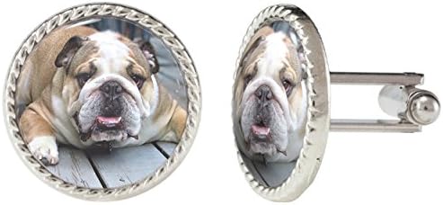 Bulldog Dog Puppy Cuff Links