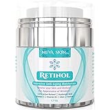 Retinol Cream Moisturizer for Face and Eye Area - With Retinol, Hyaluronic Acid, Vitamin E - Anti Aging Formula Reduces Wrinkles, Fine Lines - Best Day and Night Cream 1.7 Fl Oz