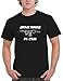 BBT Mens Star Wars #1 Fan Star Trek USS Enterprise T-shirt Tee XL Black