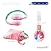 BuddyPhones Wave, Foldable Waterproof Bluetooth Headphones, SafeAudio Volume-Limiting Options 75/85/94dB, Works Wired or Wireless, for Toddlers to Young Adults by Onanoff (Unicorn)