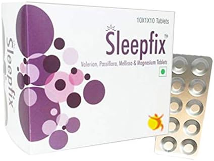 Neiss Labs Ltd. Sleepfix - Healthy Natural Sleep for Men and Women - 100 Veg Tablets