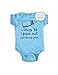 i Chug 'til i Pass Out just Like My Uncle - Cute Funny Baby one Piece Bodysuit (Newborn Bodysuit, Light Blue)