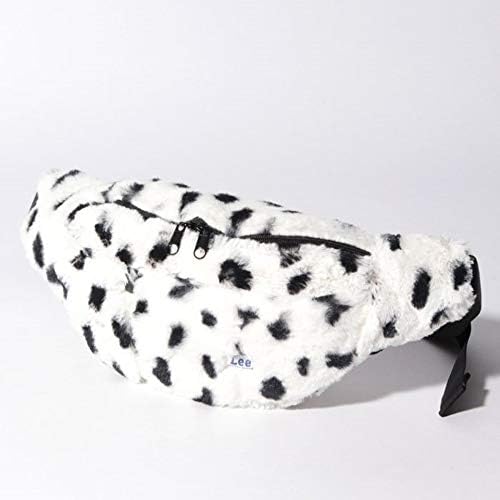 Lee リー ボア フェイクファー 高品質 ウエストバッグ ボディバッグ アニマル柄 モコモコ素材 男女兼用バッグ 秋冬ウエストポーチ コンパクトバッグ