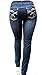 Hailey BE Dark Blue HIGH Waist Women's Plus Size Denim Jeans Skinny Leg 14-22 (18)