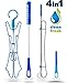 Hydration Bladder Cleaning Kit 6in1 - Clean and Maintain 2L and 3L Water Bladders with Ease - Includes 3 Brushes, Drying Hanger, Carry Bag & 2 Cleaning Tablets For Any Camelback Water Pack Backpack