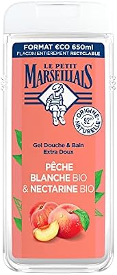 Gel Douche Pêche Blanche Bio & Nectarine Bio 650 ml