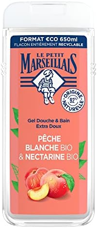 Gel Douche Pêche Blanche Bio & Nectarine Bio 650 ml