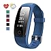 007plus Replacement Band D107Plus Heart Rate Monitor Fitness Tracker (Black)