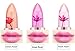 Hosaire 3 Pcs Flower Jelly Lipstick Temperature Color-Changing Lasting Lip Gloss