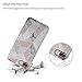 LUMARKE iPhone 8 Plus Case,iPhone 7 Plus Case,Geometric Grey Marble Designs for Girls Women Men,Soft TPU Silicone Cover Slim-fit Protective Phone Case for Apple iPhone 7 Plus/iPhone 8 Plus