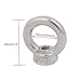 Sydien 10pcs M6 Female Thread 304 Stainless Steel Ring Shape Lifting Eye Nut Silver
