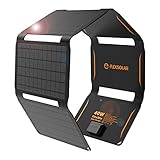 FlexSolar 40W Foldable Solar Panel Charger with