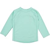 Leveret Long Sleeve Baby Boys Girls Rash Guard Sun Protected UPF + 50 Kids & Toddler Swim Shirt (12 Months-5 Toddler)