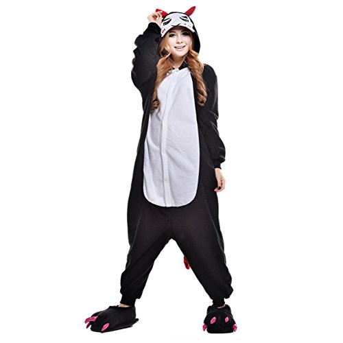Amurleopard Coverall Pajamas Hoodie Animal Costumes Cosplay Devil S