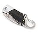 FunnyDay Black Mini Folding Knife Outdoor Camping Survival Ebony Handle Keychain Pocket