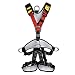 kissloves Full Body Safety Harness Outdoor Climbing Harness Half Body Harness Safe Seat Belt for Mountaineering Outward Band Expanding Training Rock Climbing Rappelling Equip (Full-Body Red) primary