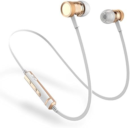 Wireless Headphones Sports Bluetooth Earbuds - ANCREU H6 Noise Cancelling In Ear Magnetic On the Neck Wirless Earphone Sweatproof for Running Workout, Hands-free for iPhone Samsung, with Microphone