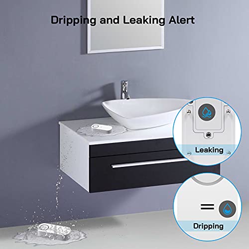 Water Alarm Detector 2 Pack, Sensitive Leak and
