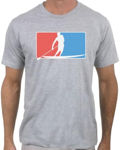 Premiere Paddlesurf Men's SUP Pro Logo II T-Shirt, Large, Heather Grey