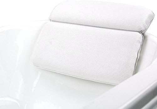 Swordplus Home Relax Bath Pillow bath pillow neck support,PVC Waterproof Home Spa Bath Pillow Non-Slip Comfort Bath Cushion bath pillow for straight back tub