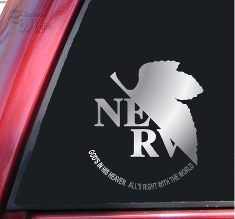 Neon Genesis Evangelion NERV Vinyl Decal Sticker (6