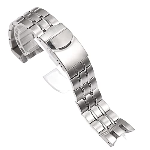 INFRI Classical 22mm Stainless Steel Watchband For YRS403 412 402G Soild Men Watch Strap Wrist Bracelet Folding Clasp