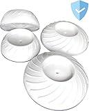 Baby Gate Wall Saver - 4 Pack - Ultimate Stabilizing and Anti-Scratch Protection - Guard Pads for Pressure Gates - White - Safety Materials - Surface Protector - Indoor - Baseboard Cup Bumpers